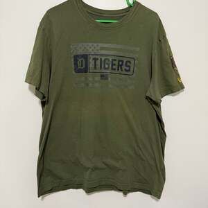 New Era Detroit Tigers Baseball Camo Armed Forces Day Short Sleeve T Shirt